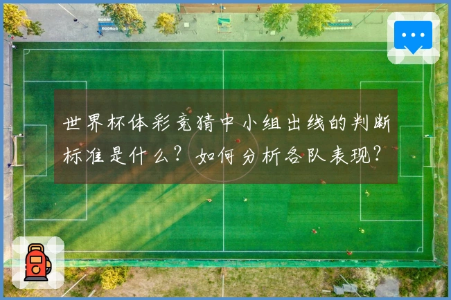 世界杯体彩竞猜中小组出线的判断标准是什么?如何分析各队表现?